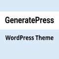 GeneratePress WordPress Theme Anzeige