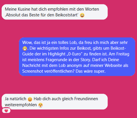 Feedback Instagram