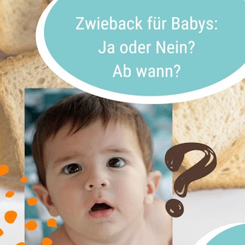 Beitragsbild Zwieback für Babys ja oder nein ab wann