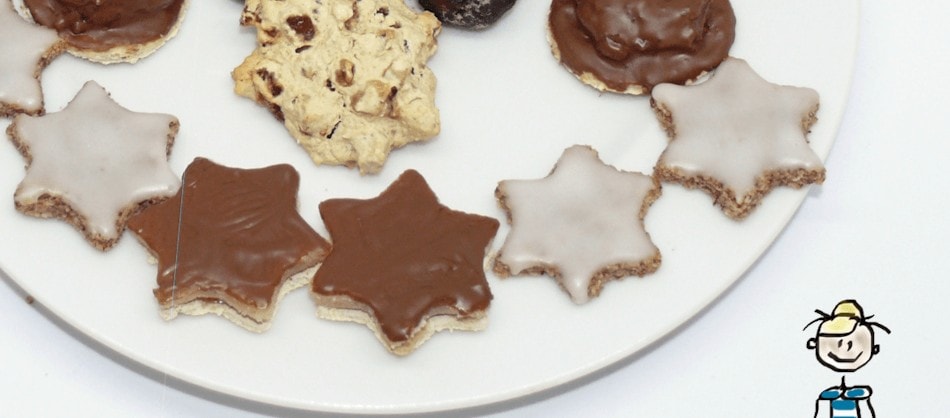 gesündere Weihnachtskekse mit wenig Zucker, die trotzdem schmecken
