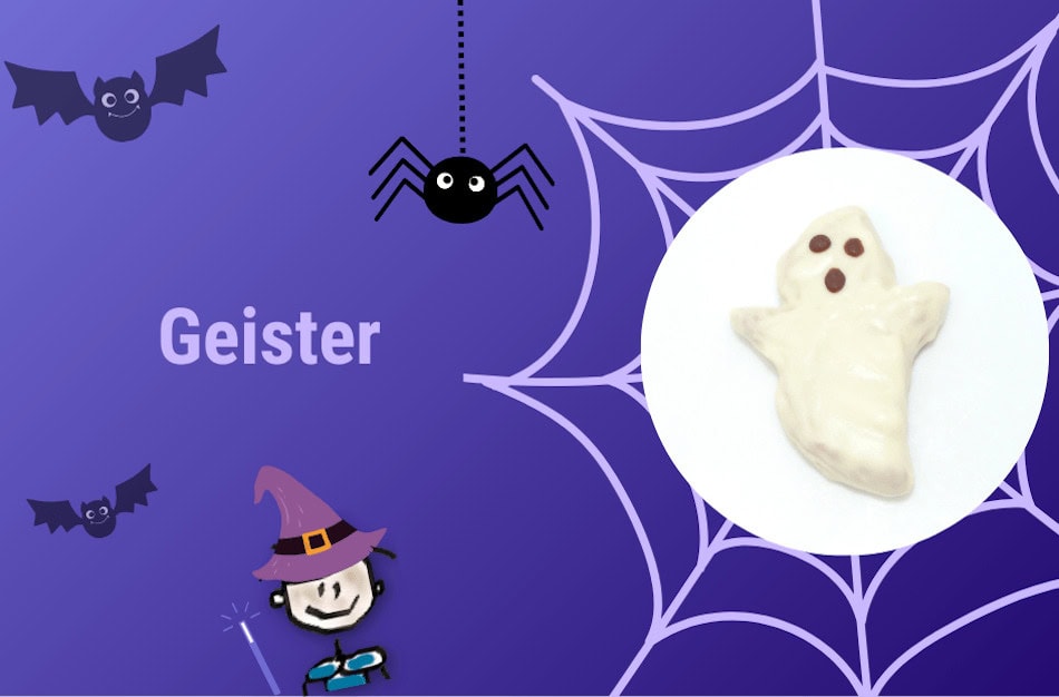 Rezeptbild Geister Halloween ohne ausstechen