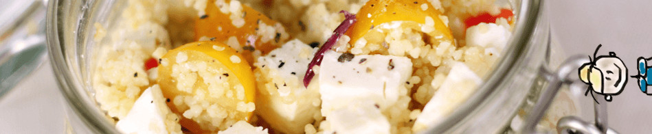 Couscoussalat als Frühstück für Kinder