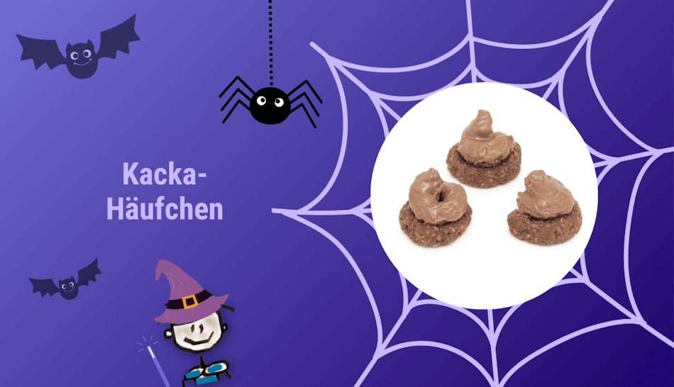 Rezept Kacka-Häufchen Halloween ohne Ausstechen