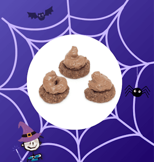 Rezept Kacka-Häufchen Halloween ohne Ausstechen