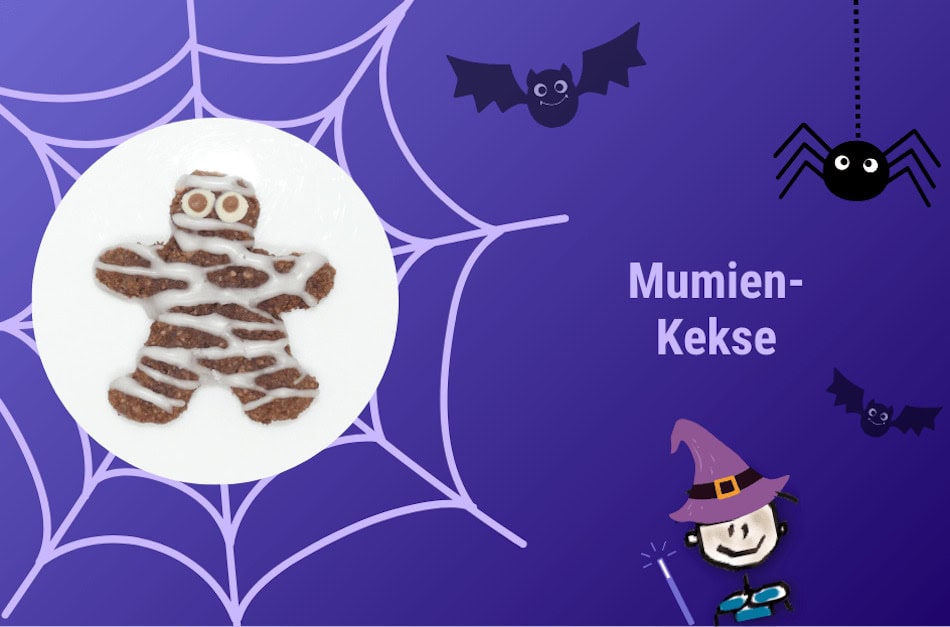 Rezeptbild Mumien-Kekse Halloween zum Ausstechen