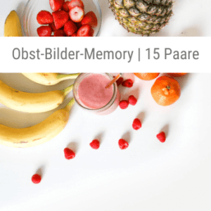 Obst-Bilder-Memory-Spiel