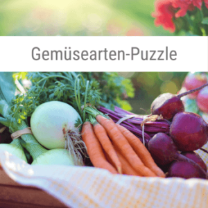Gemüsearten-Puzzle-Spiel