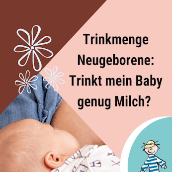Beitragsbild Trinkmenge Neugeboren Trinkt mein Baby genug